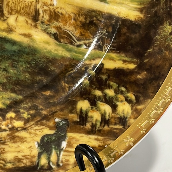 The Cornfield by John Constables Willow Classic  Vintage Plate Made In Ireland - Picture 8 of 12